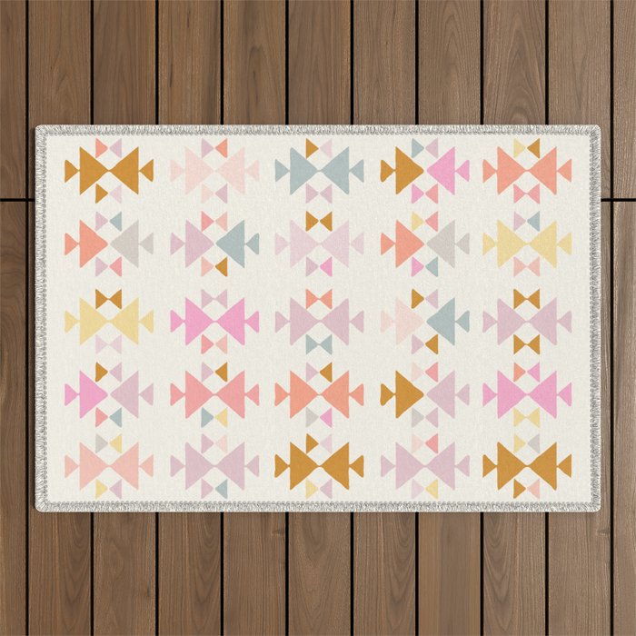 Painted in Pastel Outdoor Rug Gallery Image 1