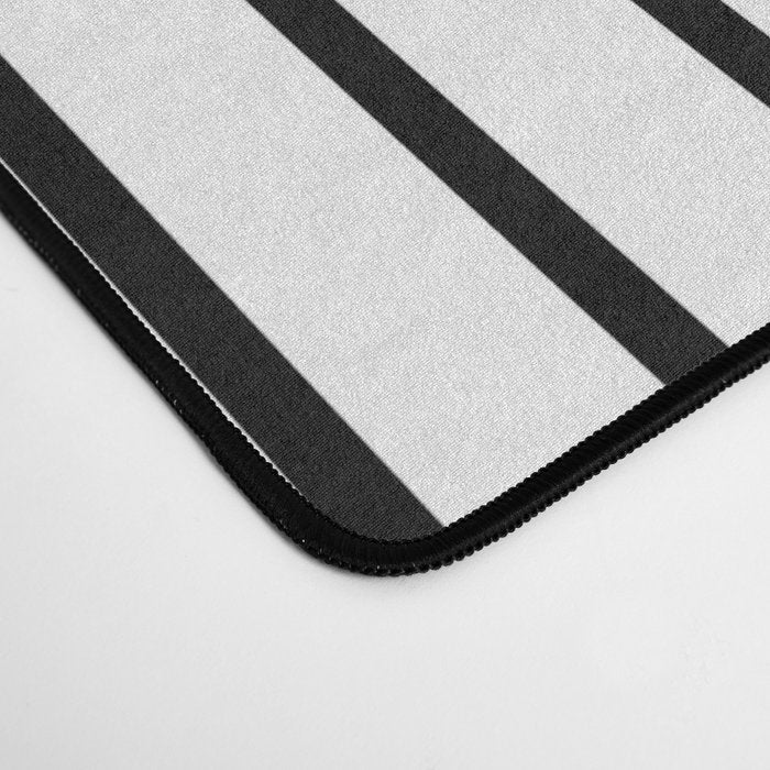 Modern Minimalist Line Art in Black and White Desk Mat Gallery Image 4