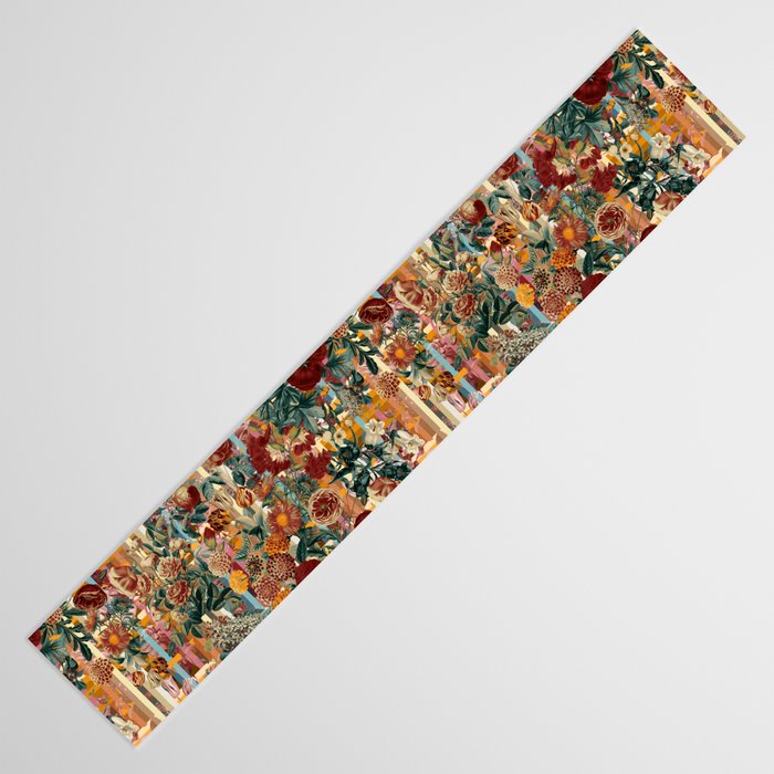 Floral and Tartan Pattern Table Runner Gallery Image 3