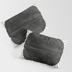 Deep Black Organic Artwork Pillow Sham Gallery Image 3