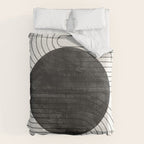 Deep Black Organic Artwork Comforter Gallery Image 6