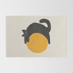 Cat with ball Rug Gallery Image 2