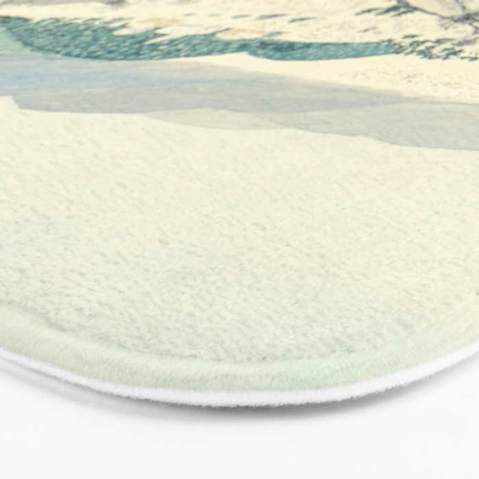Anna Mary Robertson 'Grandma' Moses To Grandma's House We Go on Thanksgiving Day Folk Art Bath Mat Gallery Image 3