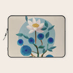 Stylized Lotus Flower Art Laptop Sleeve Gallery Image 1