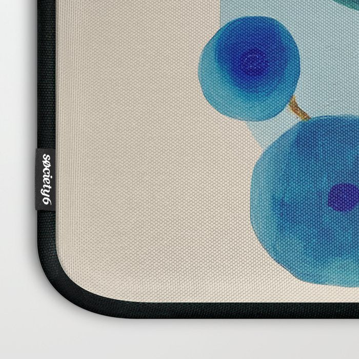 Stylized Lotus Flower Art Laptop Sleeve Gallery Image 3