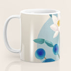 Stylized Lotus Flower Art Coffee Mug Gallery Image 3