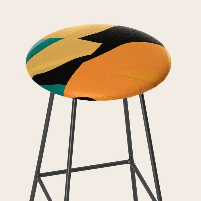 Modern Abstraction Stool Gallery Image 2