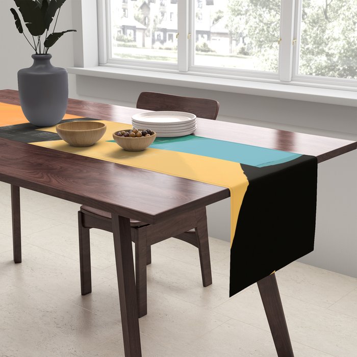 Modern Abstraction Table Runner Gallery Image 2