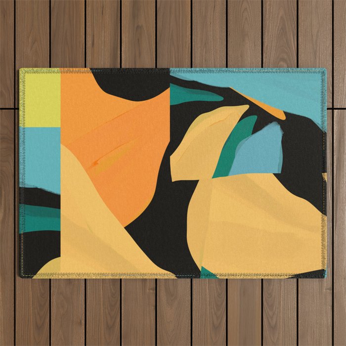 Modern Abstraction Outdoor Rug Gallery Image 1