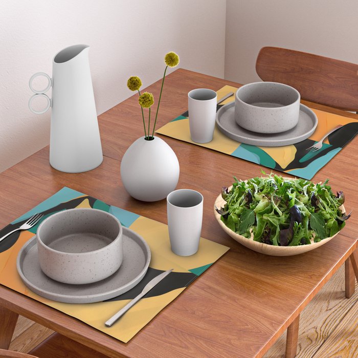 Modern Abstraction Placemat Gallery Image 2