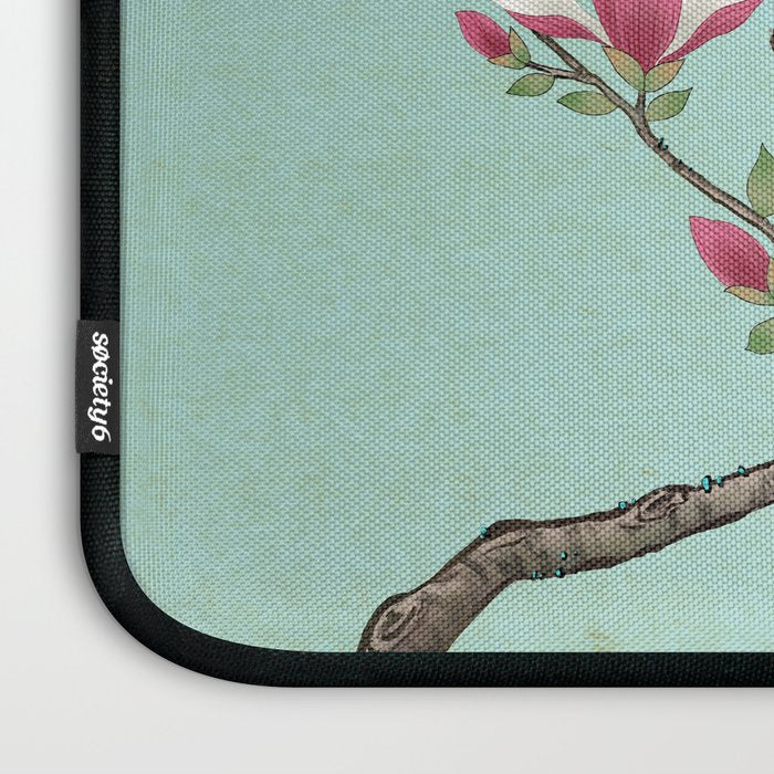 Magnolia : Minhwa-Korean traditional/folk art Laptop Sleeve Gallery Image 3