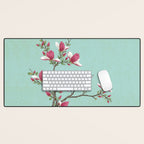 Magnolia : Minhwa-Korean traditional/folk art Desk Mat Gallery Image 1