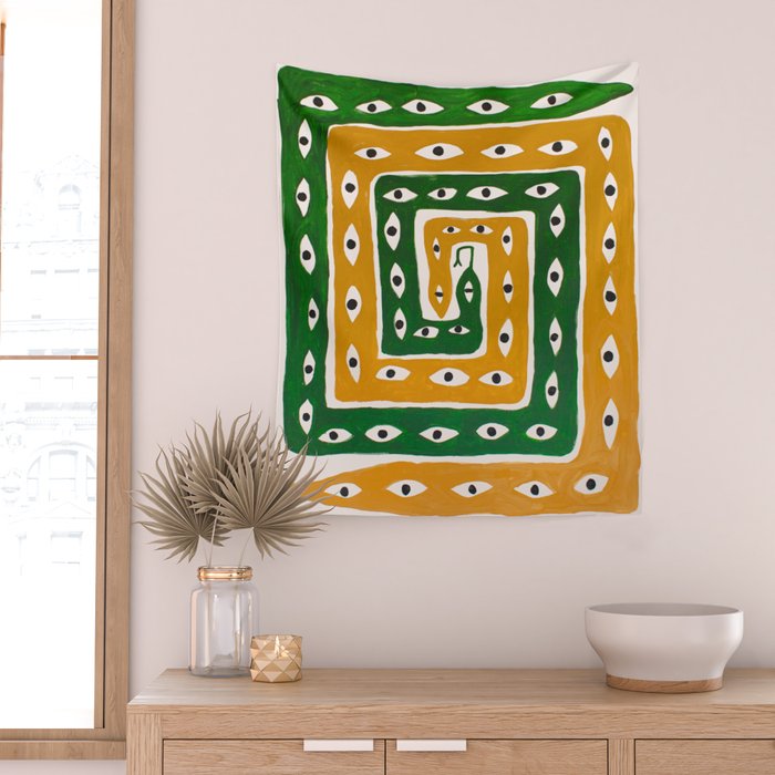 The Good Eye Snakes Wall Tapestry Gallery Image 2