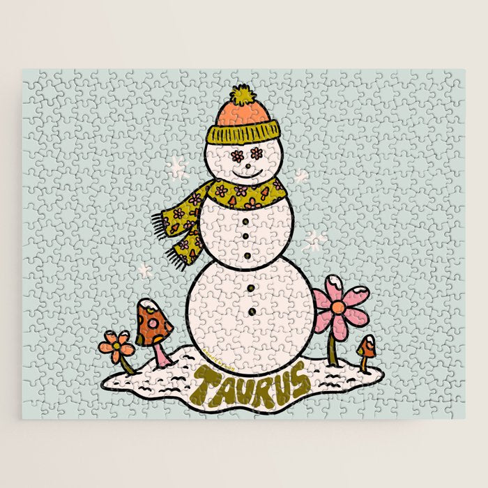 Taurus Snowman Jigsaw Puzzle Gallery Image 1