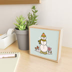 Taurus Snowman Mini Art Print Gallery Image 2