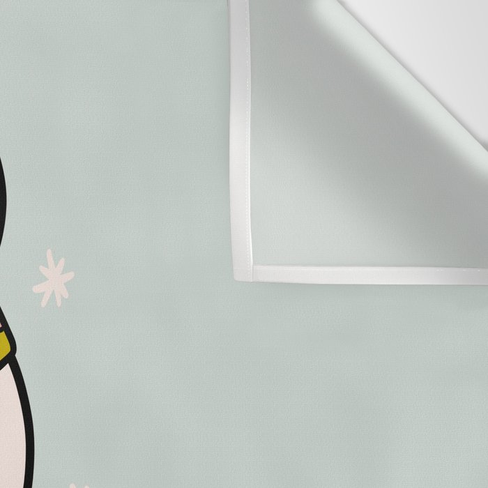 Taurus Snowman Wall Tapestry Gallery Image 3