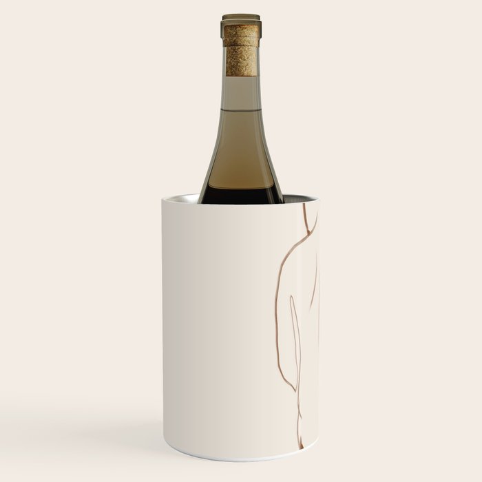 Minimal Line Art Nude 2 Wine Chiller Gallery Image 2