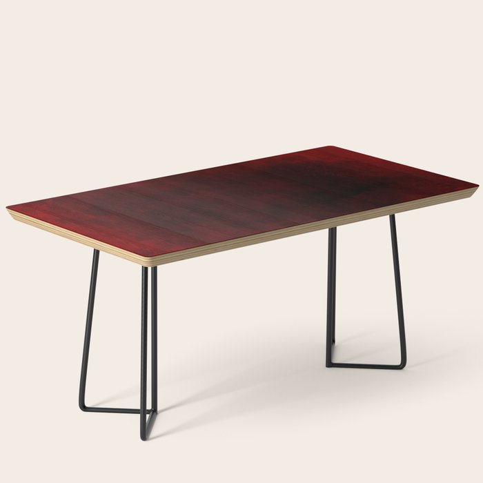 Dark Red Coffee Table Gallery Image 1