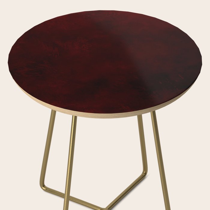 Dark Red Side Table Gallery Image 2