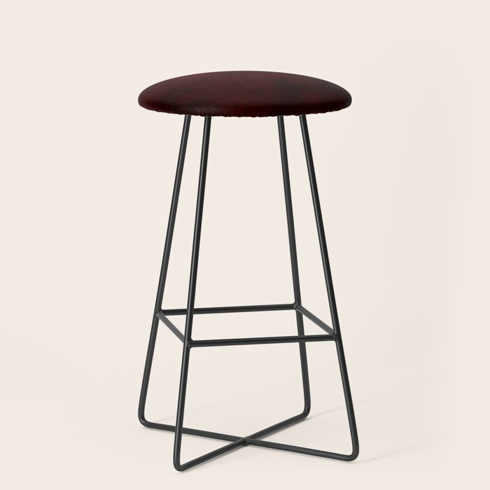 Dark Red Stool Gallery Image 1