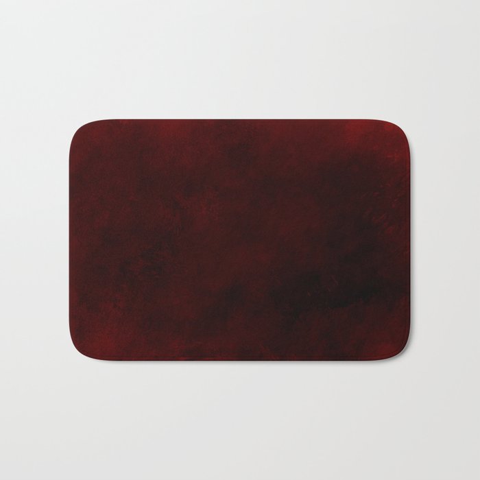 Dark Red Bath Mat Gallery Image 1