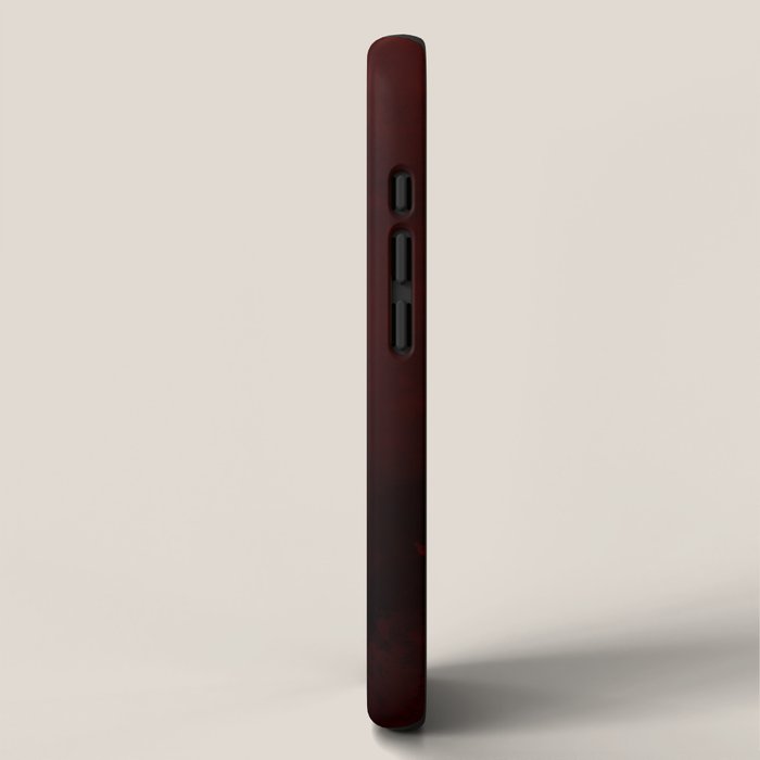 Dark Red iPhone Case Gallery Image 2