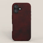 Dark Red iPhone Case Gallery Image 1