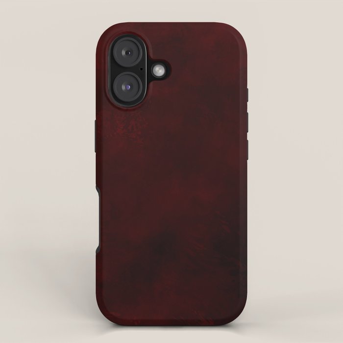 Dark Red iPhone Case Gallery Image 1