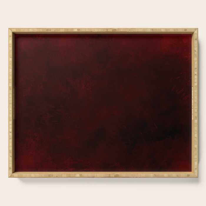 Dark Red Serving Tray Gallery Image 1