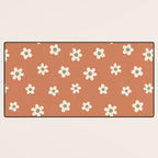 Fall Daisies Terracotta Desk Mat Gallery Image 3