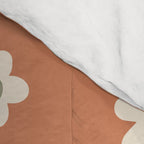 Fall Daisies Terracotta Comforter Gallery Image 4