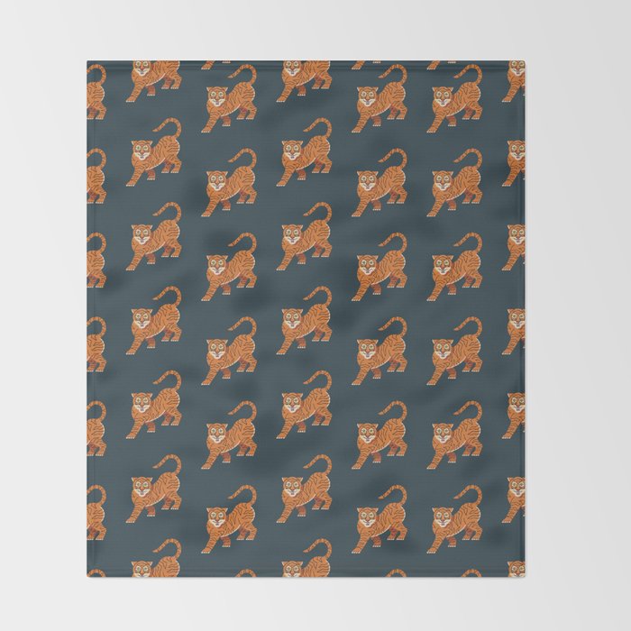 Rawr, Tiger! Throw Blanket Gallery Image 2