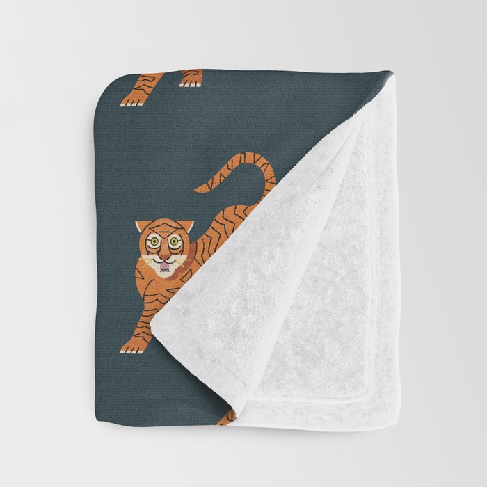 Rawr, Tiger! Throw Blanket Gallery Image 3