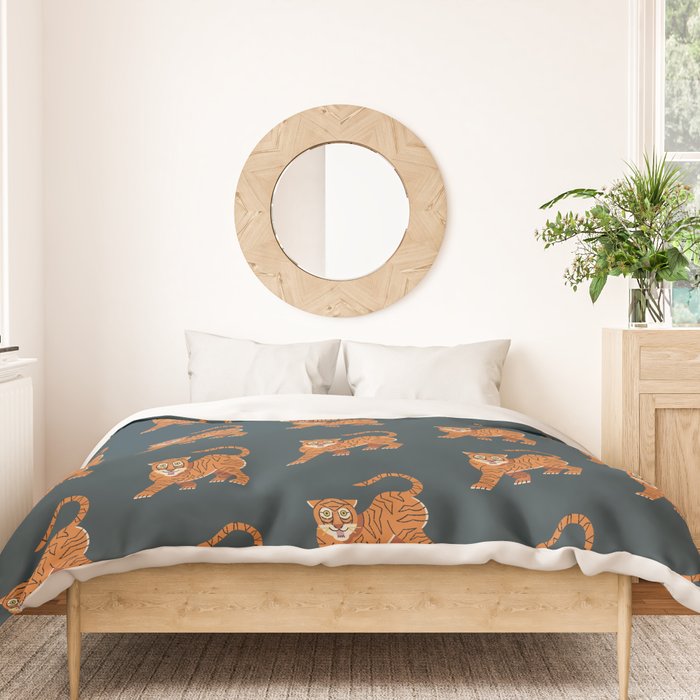 Rawr, Tiger! Duvet Cover Gallery Image 3