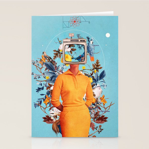Don't Feed the Monitors with your Dreams Stationery Card Gallery Image 2