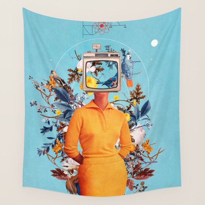 Don't Feed the Monitors with your Dreams Wall Tapestry Gallery Image 4