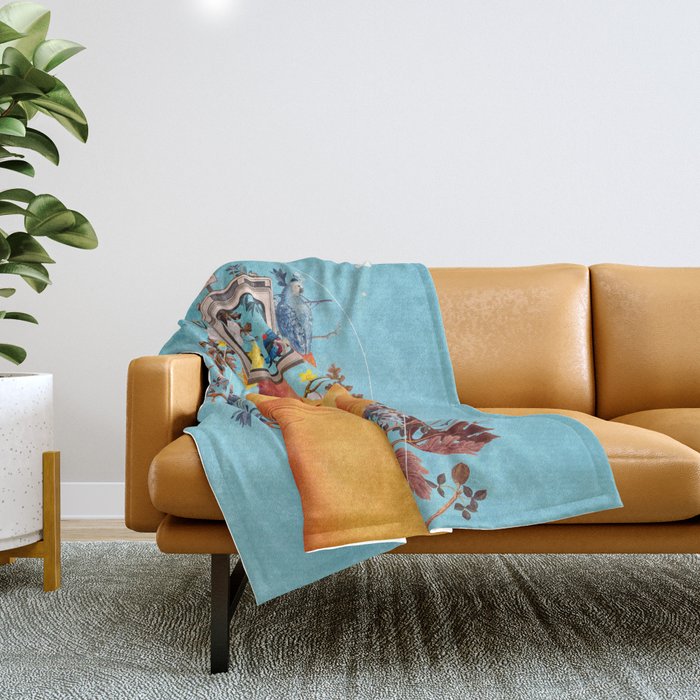 Don't Feed the Monitors with your Dreams Throw Blanket Gallery Image 1