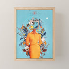 Don't Feed the Monitors with your Dreams Mini Art Print Gallery Image 1