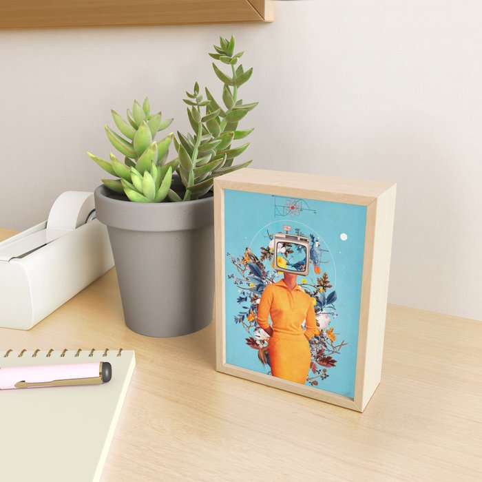 Don't Feed the Monitors with your Dreams Mini Art Print Gallery Image 2