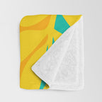 Grow Wild Whimsical Botanical Series Throw Blanket Gallery Image 3