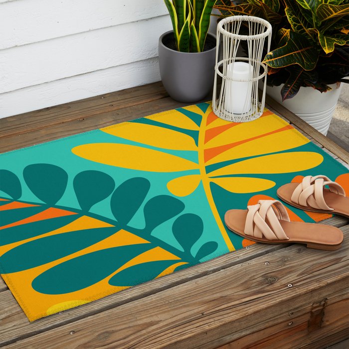 Grow Wild Whimsical Botanical Series Outdoor Rug Gallery Image 2