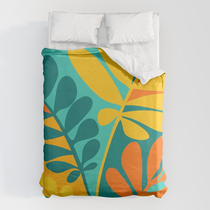 Grow Wild Whimsical Botanical Series Duvet Cover Gallery Image 1