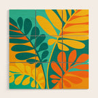 Grow Wild Whimsical Botanical Series Wood Wall Art Gallery Image 1