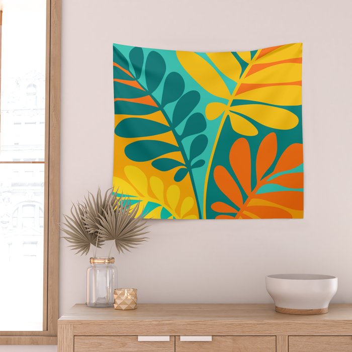 Grow Wild Whimsical Botanical Series Wall Tapestry Gallery Image 2