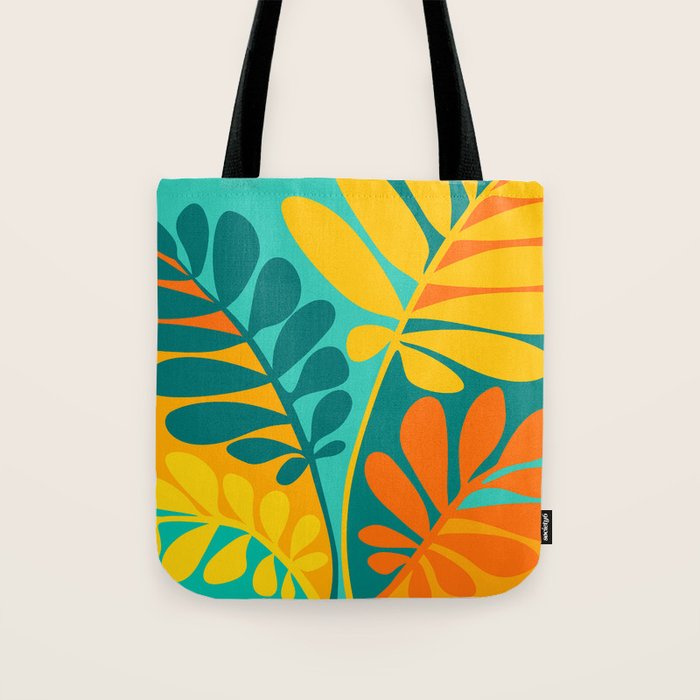 Grow Wild Whimsical Botanical Series Tote Bag Gallery Image 1