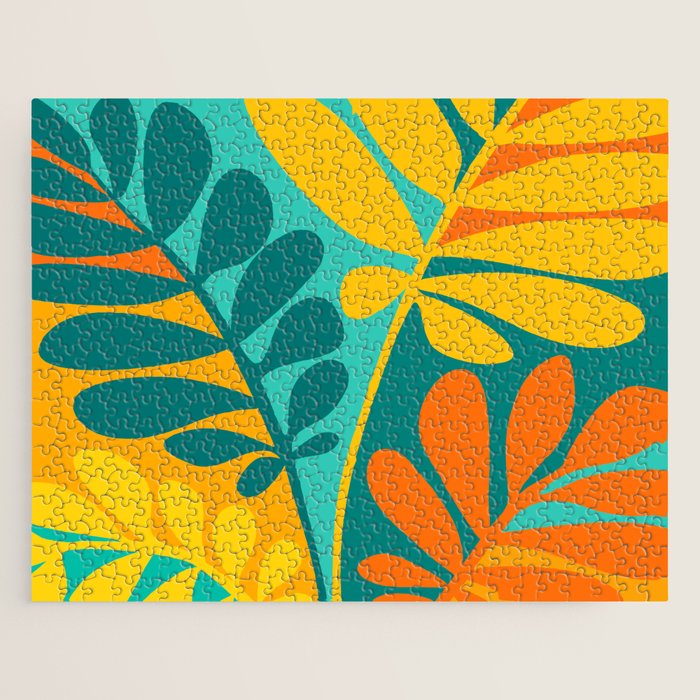 Grow Wild Whimsical Botanical Series Jigsaw Puzzle