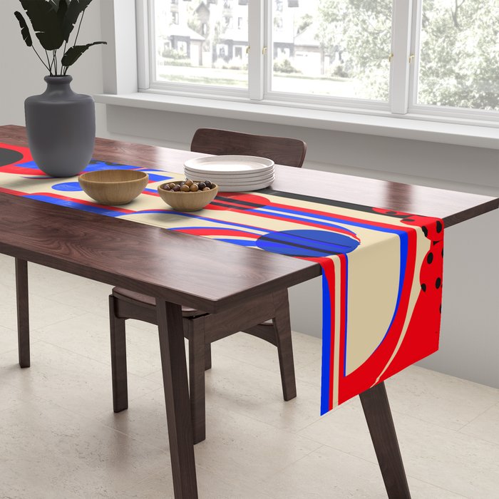 Girls in Blue Table Runner Gallery Image 2