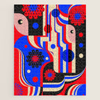 Girls in Blue Jigsaw Puzzle Gallery Image 1