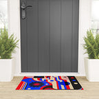 Girls in Blue Welcome Mat Gallery Image 3