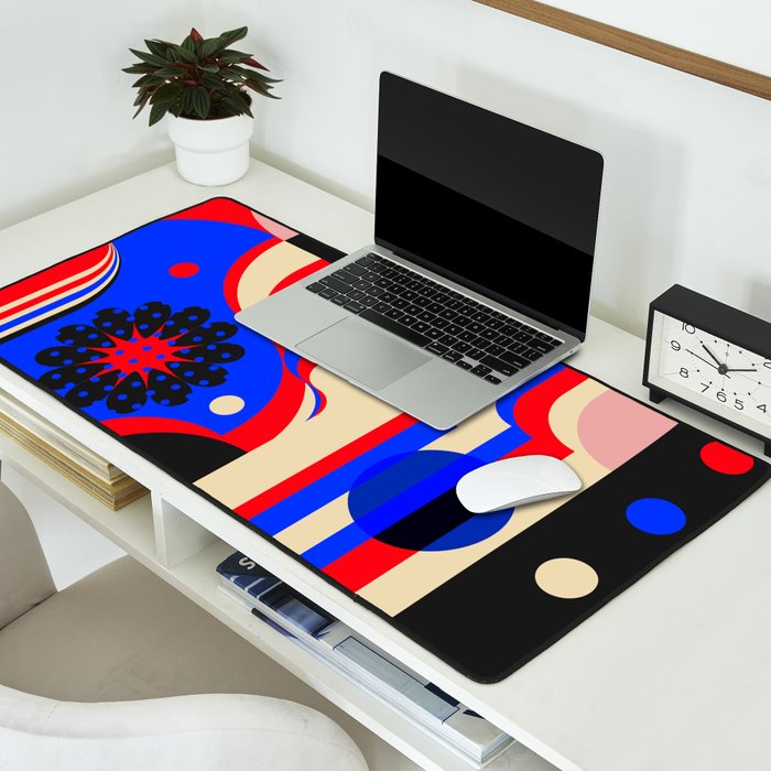 Girls in Blue Desk Mat Gallery Image 2